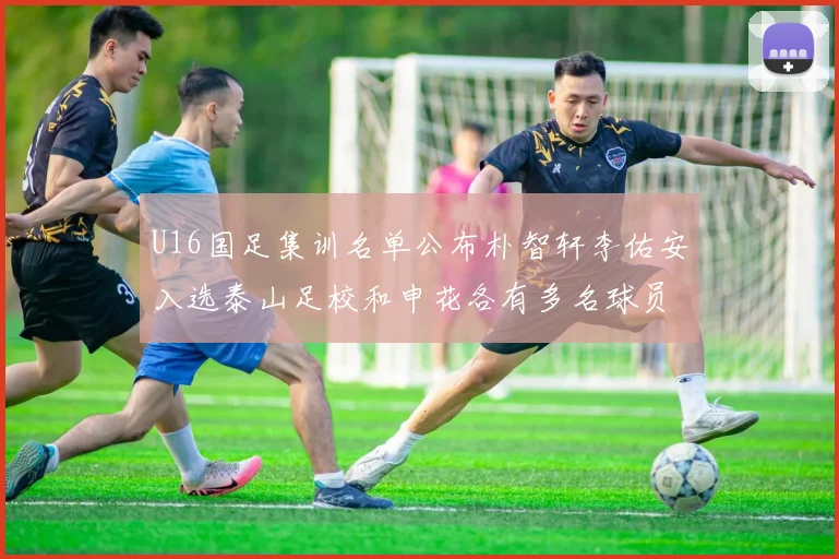 U16国足集训名单公布朴智轩李佑安入选泰山足校和申花各有多名球员参与